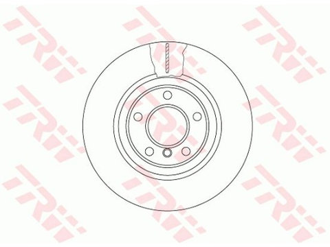 Disc frana Bmw Seria 5 (F10, F18), 01.2009-10.2016, TRW