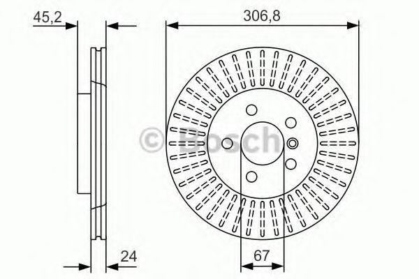 Disc frana BMW X1 (F48) (2015 - 2016) QWP WBD819
