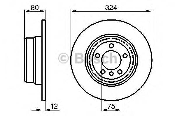 Disc frana BMW X5 (E53) - Cod intern: W20270719 - LIVRARE DIN STOC in 24 ore!!!