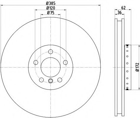 Disc frana BMW X6 (F16, F86) (2014 - 2016) TEXTAR 