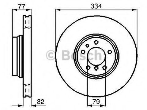 Disc frana BMW Z8 (E52) (2000 - 2003) Bosch 0 986 478 623