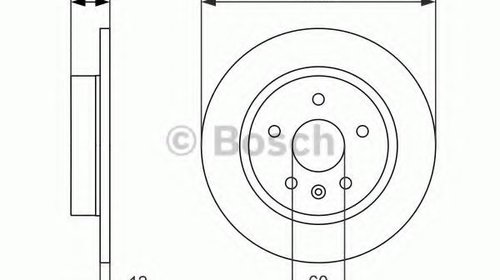 Disc frana CHEVROLET CRUZE Hatchback (J3