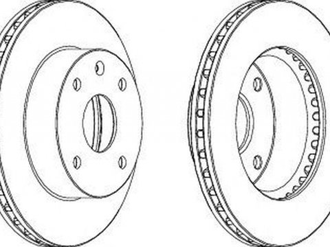 Disc frana CHEVROLET LACETTI J200 FERODO DDF1257