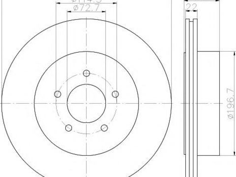 Disc frana CHRYSLER 300 C limuzina (LX), CHRYSLER 300 C Touring (LX), CHRYSLER (BBDC) 300C - TEXTAR 92177203