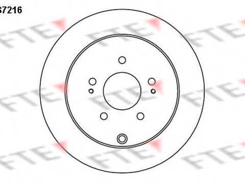 Disc frana Citroen C-CROSSER (EP_), PEUGEOT 4007 (GP_), MITSUBISHI OUTLANDER II (CW_W) - FTE BS7216