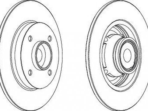 Disc frana CITROEN C3 II FERODO DDF1560