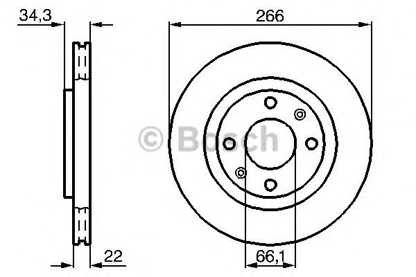 Disc frana CITROEN C3 Pluriel (HB_) - Cod intern: 