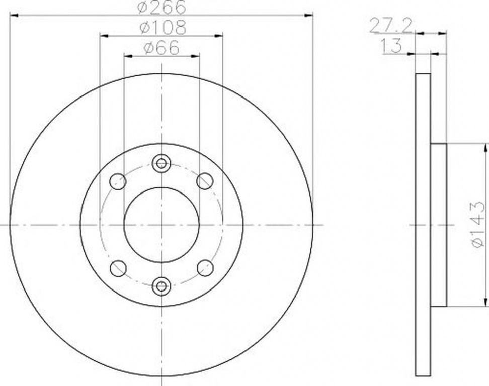 Disc frana CITROEN C4 CACTUS TEXTAR 92089103