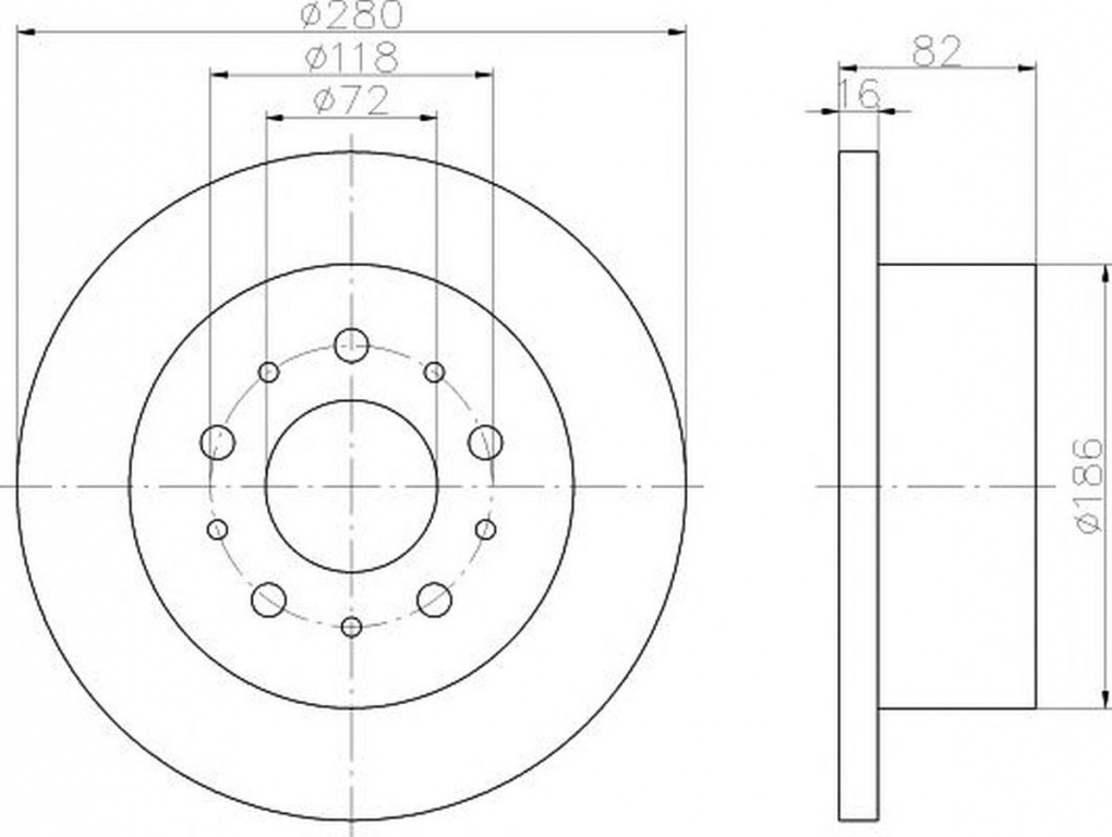 Disc frana CITROEN JUMPER caroserie 244 TEXTAR 92116100