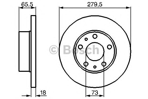 Disc frana CITROEN RELAY bus (230P) - Cod intern: 