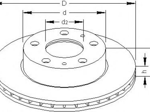 Disc frana Citroen RELAY bus (230P), PEUGEOT BOXER bus (230P), PEUGEOT BOXER caroserie (230L) - TOPRAN 721 169