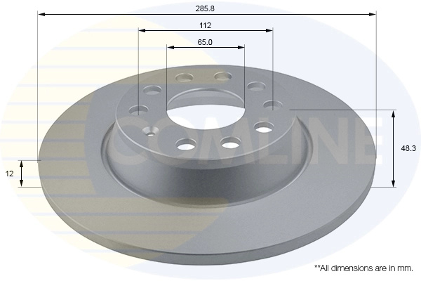 Disc frana Comline VW PASSAT B6 Variant (3C5) 2005-2011 - ADC1467