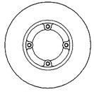 Disc frana DAEWOO MATIZ (KLYA), CHEVROLET Spark (M