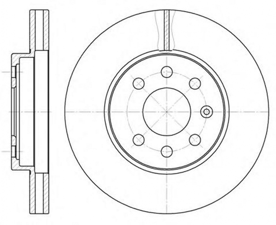 Disc frana DAEWOO NUBIRA Wagon KLAJ ROADHOUSE 6573.1