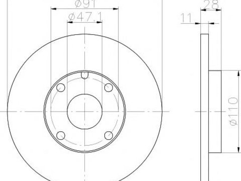 Disc frana DAIHATSU CHARADE Mk II (G11, G30) - TEXTAR 92045200