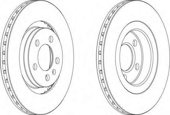 Disc frana DDF928 FERODO pentru Ford Capri Audi A3 Skoda Octavia Vw Golf Vw Beetle Vw New Vw Novo Vw Bora Vw Jetta Seat Toledo Seat Leon