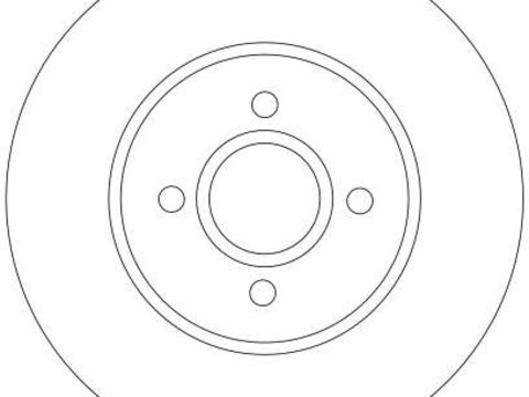 Disc frana DF4250 TRW pentru Ford Focus