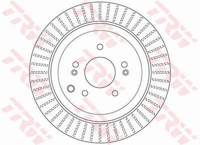 Disc frana DF6330 TRW pentru Hyundai Ix55 Hyundai 