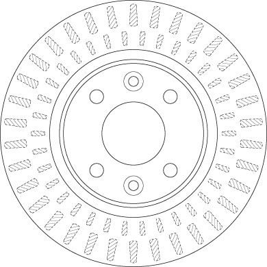 Disc frana DF6534 TRW pentru Dacia Sandero Dacia Logan Renault Clio Renault Loganstepway Renault Twingo Renault Symbol Renault Thalia Renault Sanderostepway