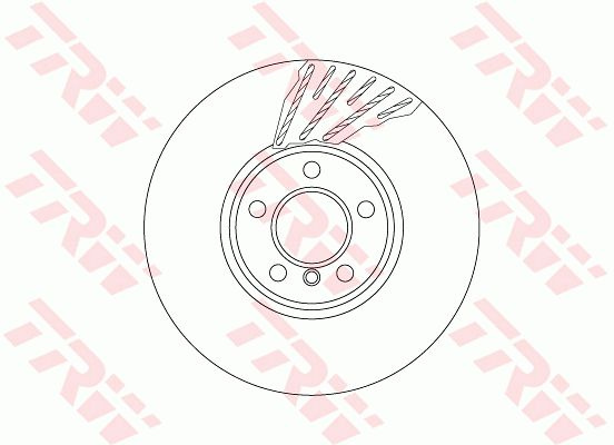 Disc frana DF6611S TRW pentru Bmw Seria 6 Bmw Seri