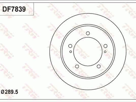 Disc frana DF7839 TRW