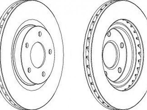 Disc frana DODGE AVENGER FERODO DDF1624