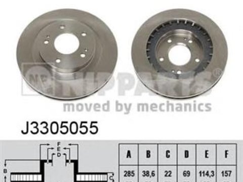 Disc frana fata MITSUBISHI PAJERO PININ 2.0 GDI