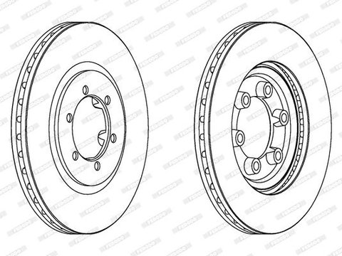 Disc frana FERODO DDF1605