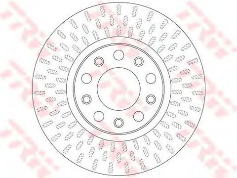 Disc frana FIAT 500X (334) (2014 - 2016) TRW DF6450