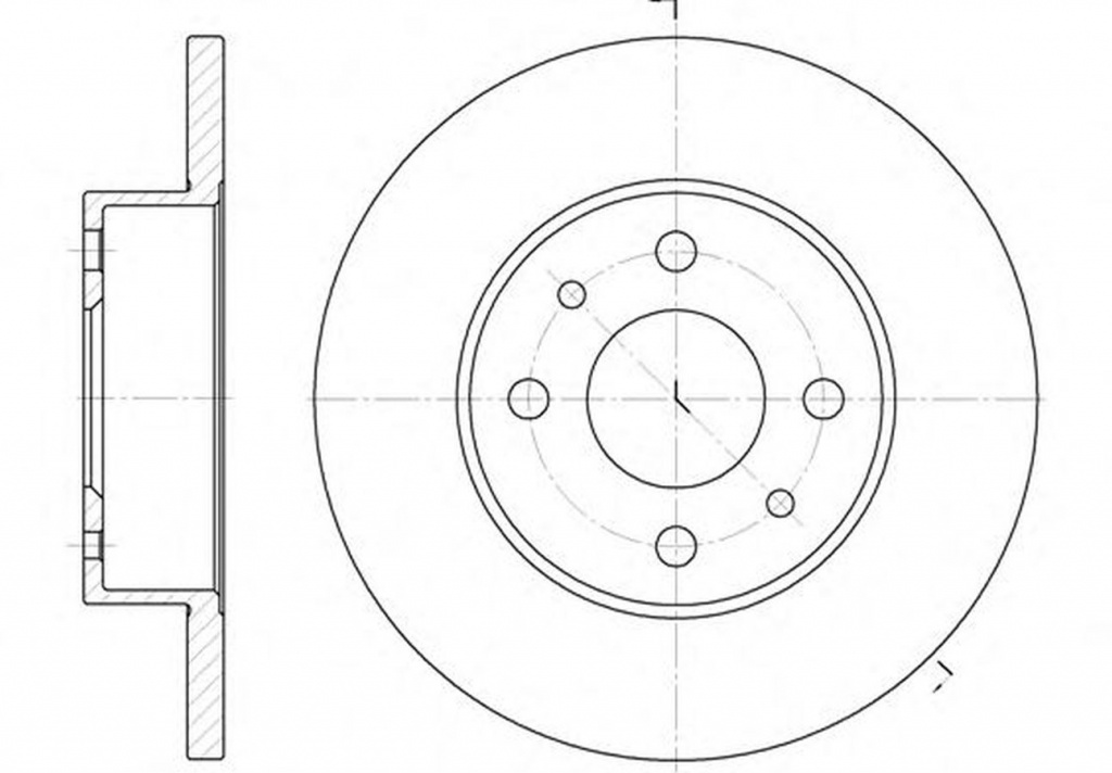 Disc frana FIAT ALBEA 178 ROADHOUSE 6111