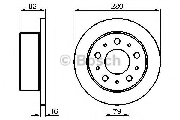 Disc frana FIAT DUCATO caroserie (230L) (1994 - 20