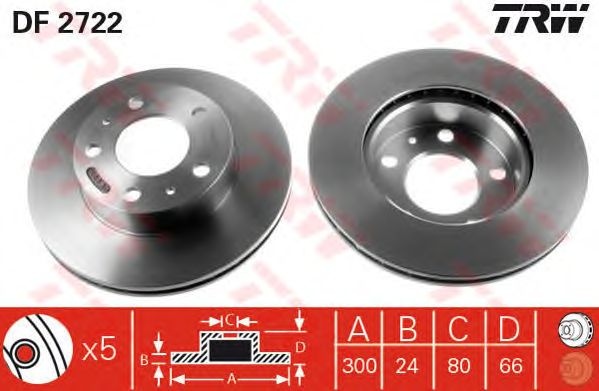 Disc frana FIAT DUCATO caroserie (250) - Cod inter