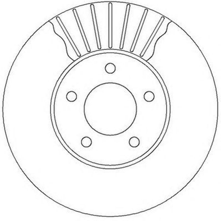 Disc frana FIAT FREEMONT JC JF JURID 562292J