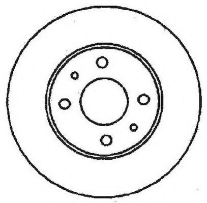 Disc frana FIAT PANDA Van (169) (2004 - 2016) JURID 561380JC