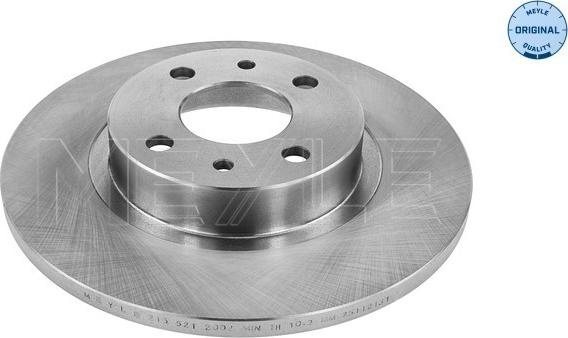 Disc frana FIAT PUNTO 176 MEYLE 215 521 2002