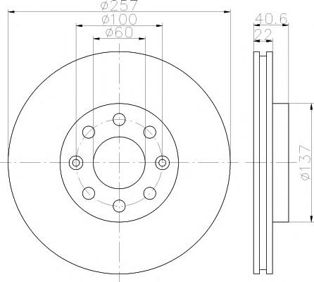 Disc frana FIAT PUNTO (188), FIAT PUNTO (199), OPEL CORSA D - TEXTAR 92145703