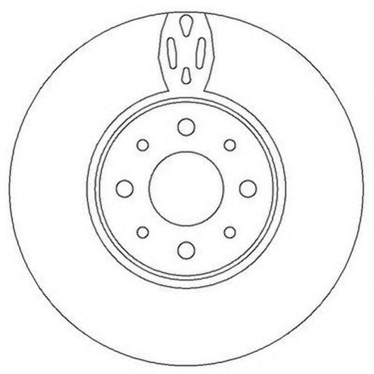 Disc frana FIAT STILO 192 JURID 562295J