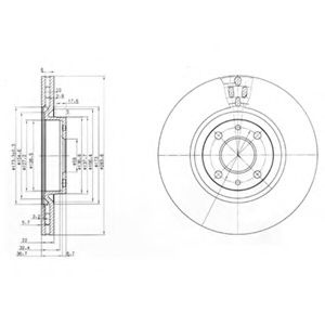 Disc frana FIAT STILO Multi Wagon (192) (2003 - 20