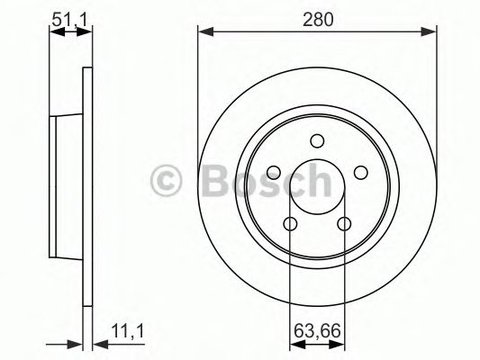 Disc frana FORD C-MAX II Van - Cod intern: W20270955 - LIVRARE DIN STOC in 24 ore!!!