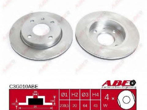 Disc frana FORD ESCORT CLASSIC Turnier (ANL) (1999 - 2000) ABE C3G010ABE