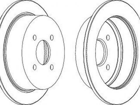 Disc frana FORD ESCORT CLASSIC Turnier ANL FERODO DDF435