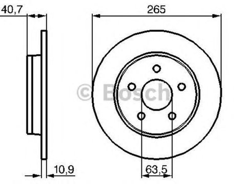 Disc frana FORD FOCUS C-MAX BOSCH 0986479169