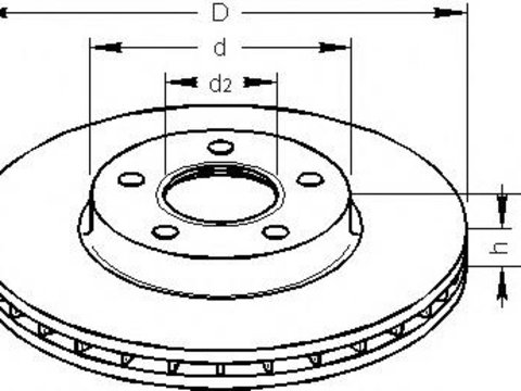 Disc frana FORD FOCUS C-MAX, FORD FOCUS II (DA_), FORD FOCUS II Station Wagon (DA_) - TOPRAN 302 335