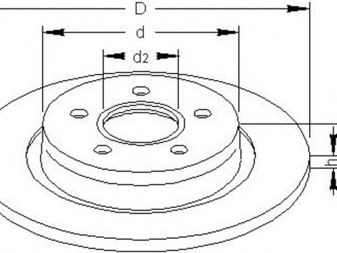 Disc frana FORD FOCUS C-MAX, FORD FOCUS II (DA_), FORD FOCUS II Station Wagon (DA_) - TOPRAN 302 333