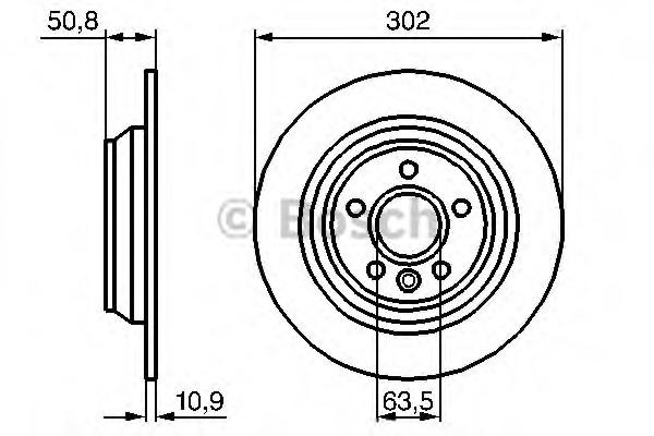 Disc frana FORD FOCUS II (DA_), FORD GALAXY (WA6),