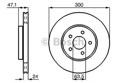 Disc frana FORD MONDEO Mk III (B5Y) (2000 - 2007) 