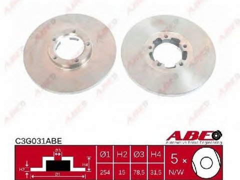 Disc frana FORD TRANSIT bus E ABE C3G031ABE