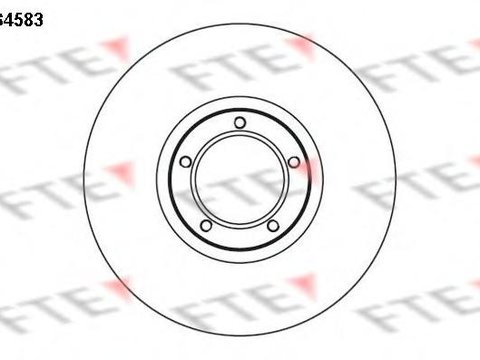 Disc frana FORD TRANSIT bus (E_ _), FORD TRANSIT Van (E_ _), FORD TRANSIT platou / sasiu (E_ _) - FTE BS4583