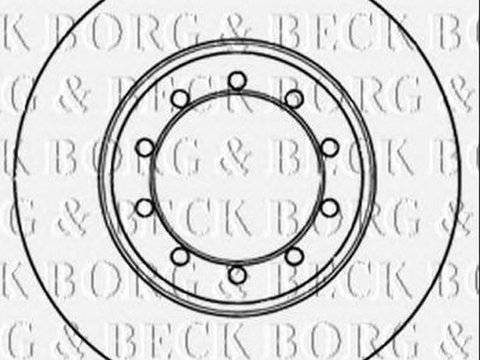 Disc frana FORD TRANSIT caroserie BORG & BECK BBD5301