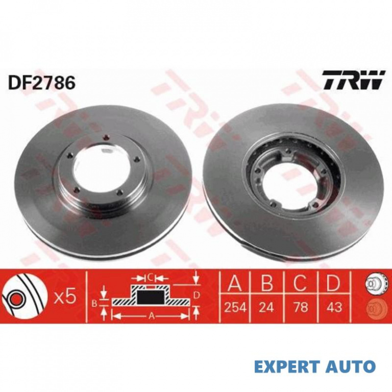 Disc frana Ford TRANSIT platou / sasiu (E_ _) 1994